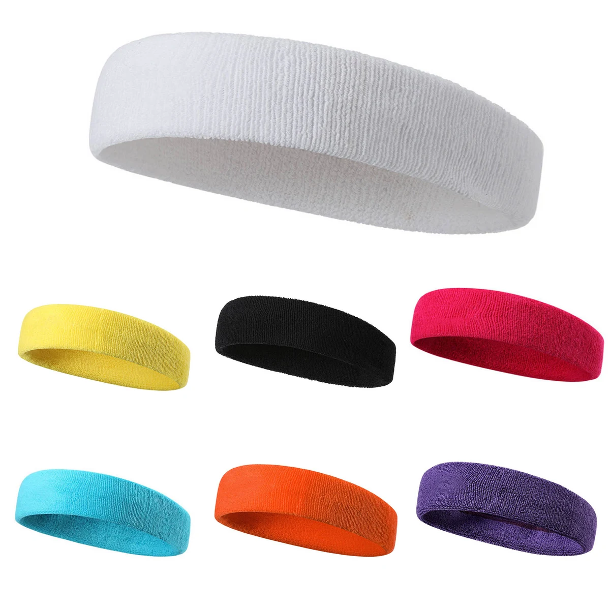Stretch Sports Sweat-absorbing Headband 1