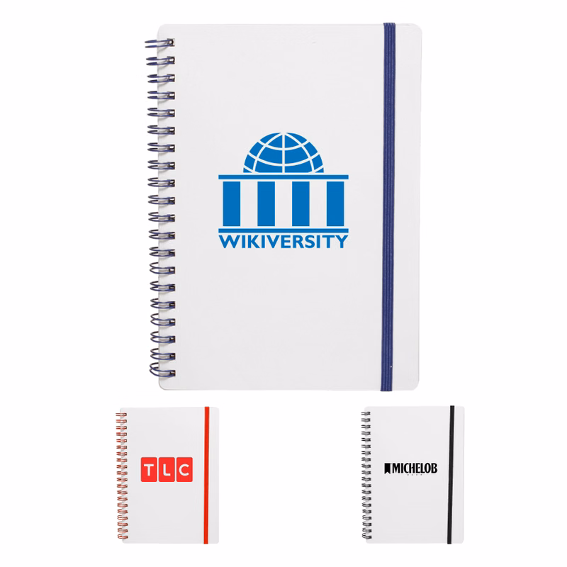 Frosted Eco Spiral Notebook Jotter,