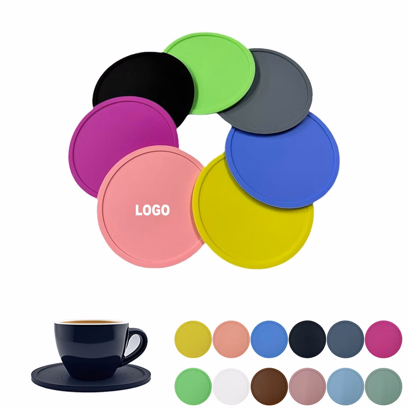 3.94 Inch Reusable Reusable Silicone Coaster