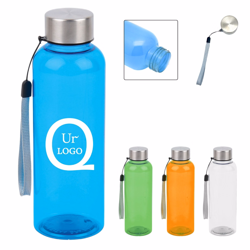 17Oz Water Sports Bottle W/Lanyard