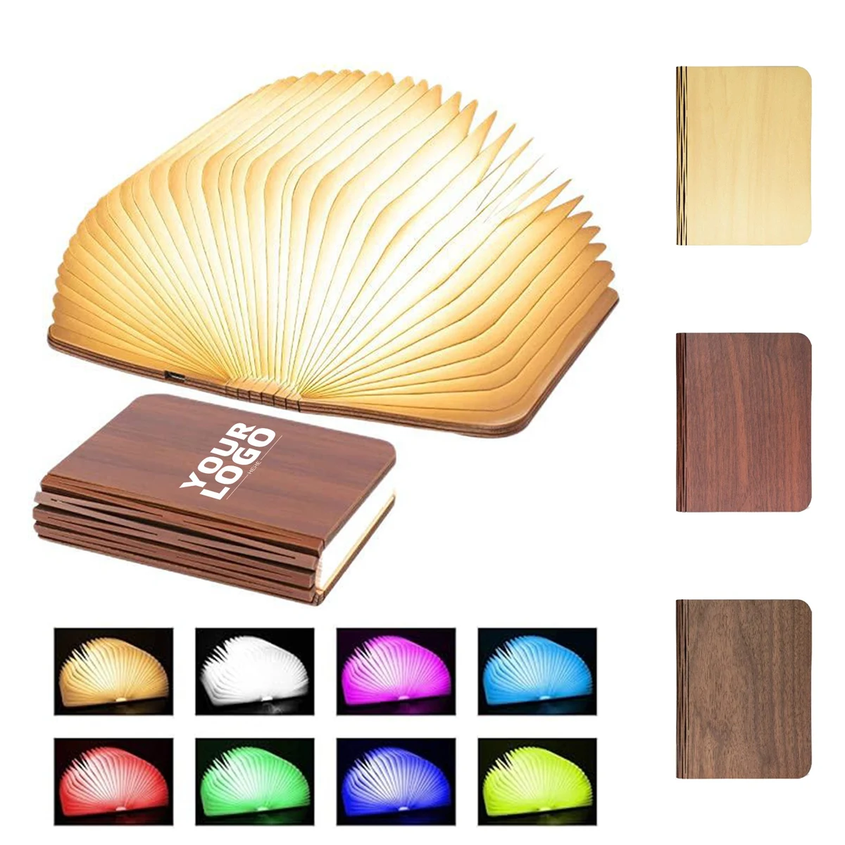 8 Colors Small Folding Book Lamp 1