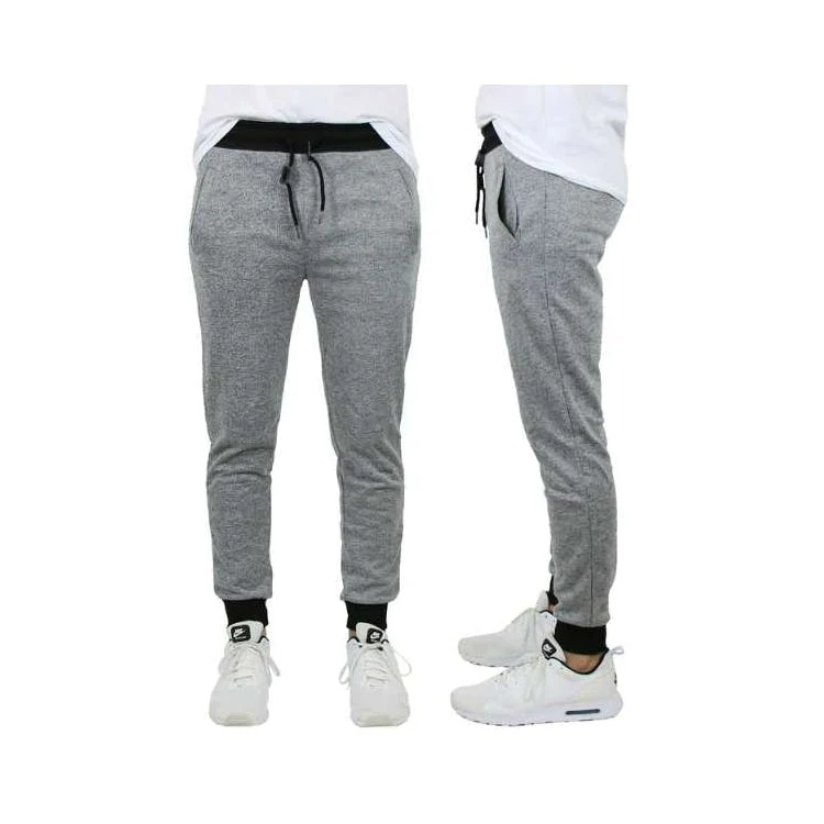 Men's French Terry Joggers Gray M-2XL 1