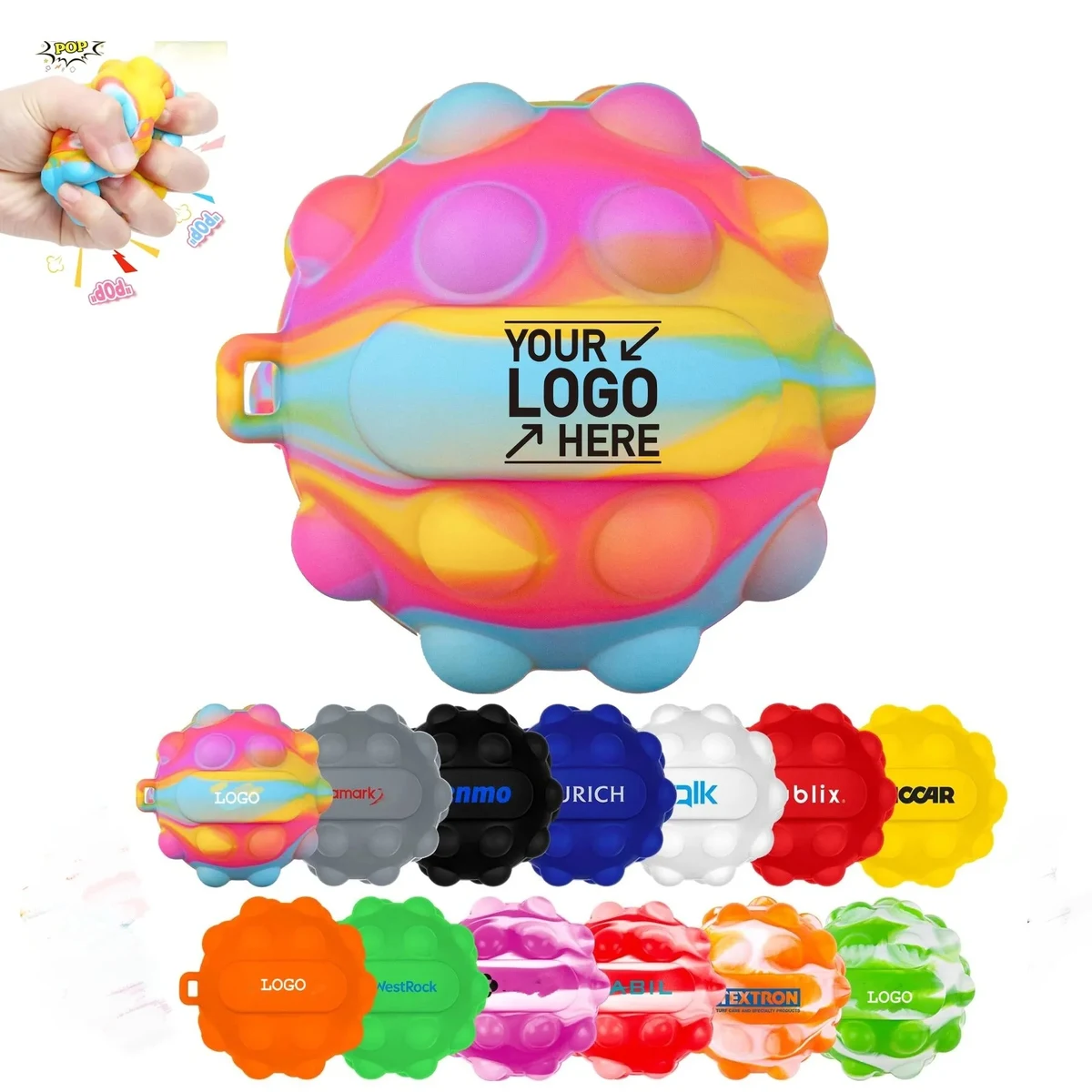 Push Bobble Fidget Stress Ball 1