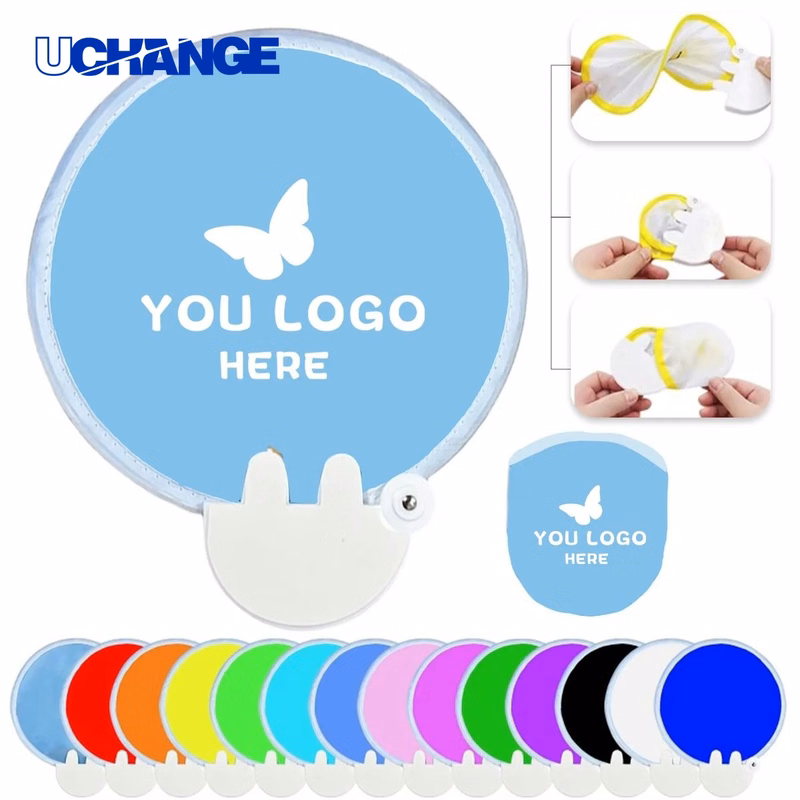 Foldable Hand Disc Fan Accessory for Cooling