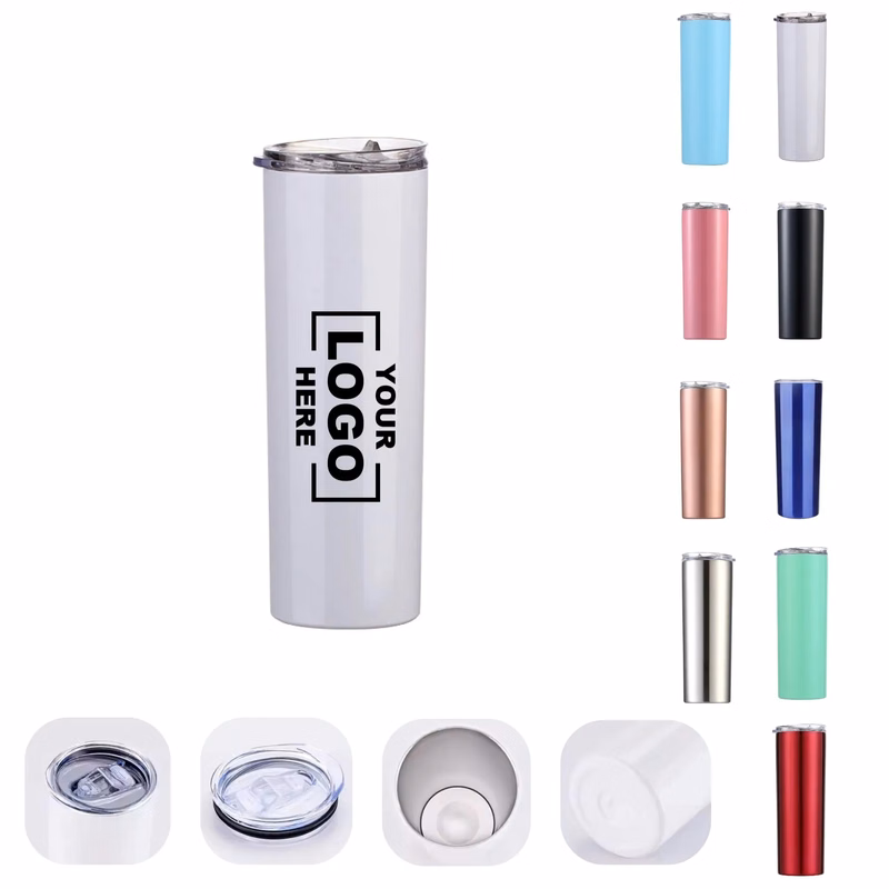 20oz Stainless Steel Straw Lid Insulated Cup