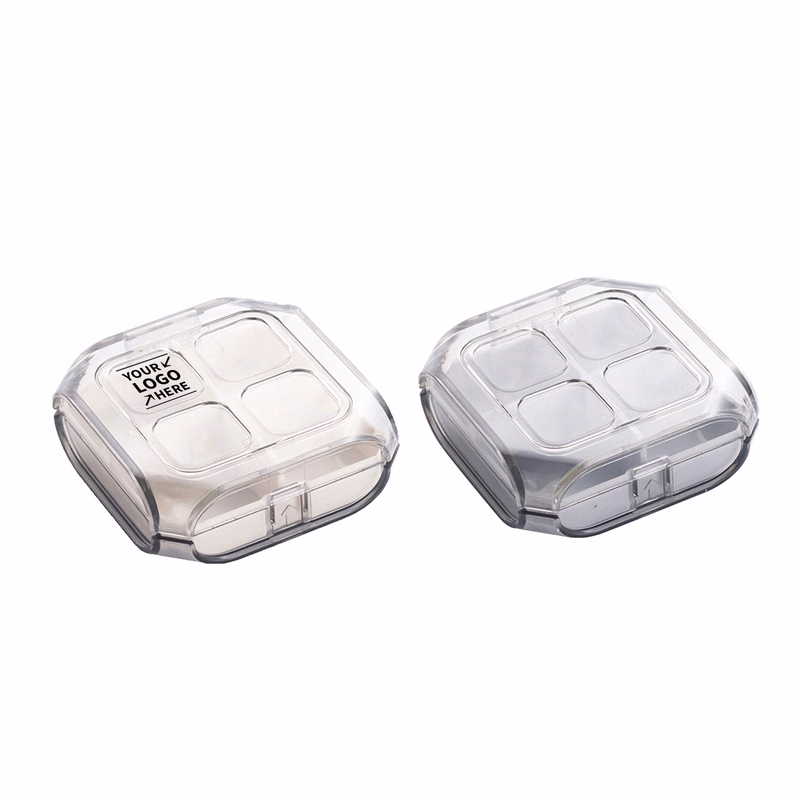 Four Compartment Portable Medicine Box