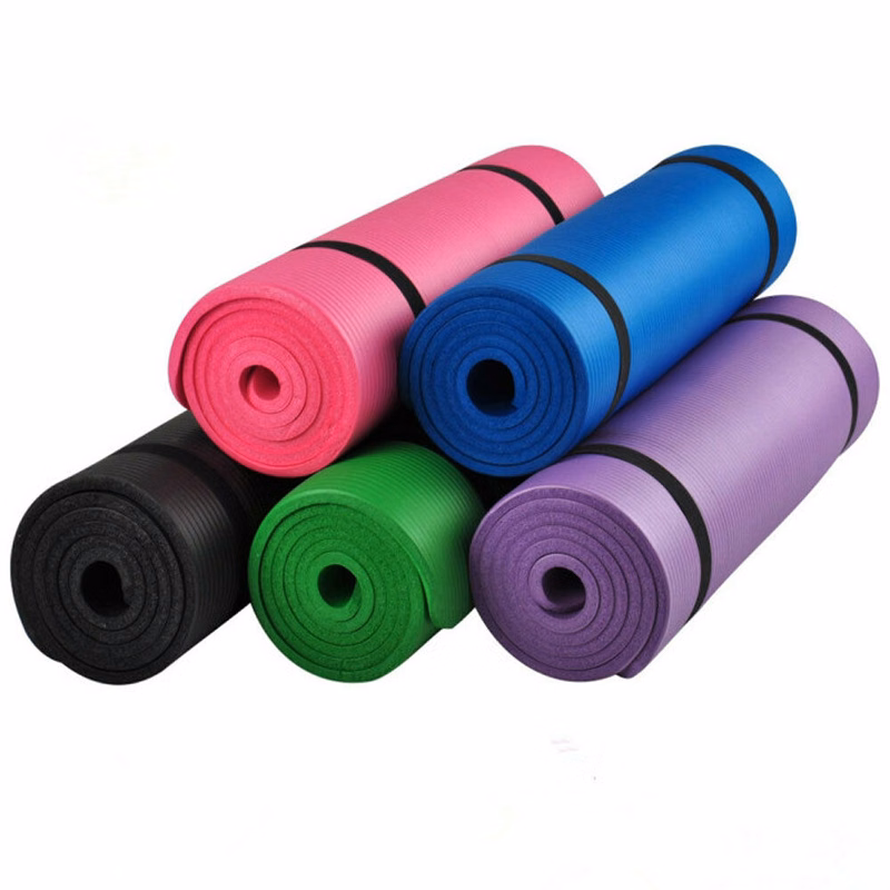 15MM Yoga Mat Non-slip Exercise Mat Pilates Training Thick Cushion Gym Fitness
