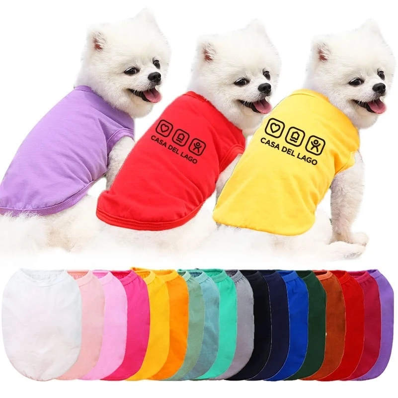 Dog Cotton Vest Coat In Summer 1