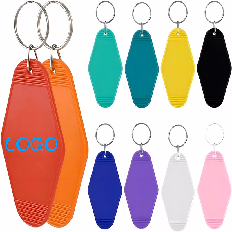 Motel Custom Tag Rhombus Keychains
