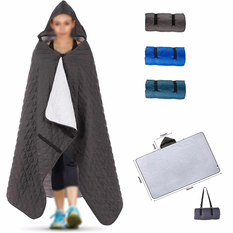 Waterproof Hooded Outdoor Blanket