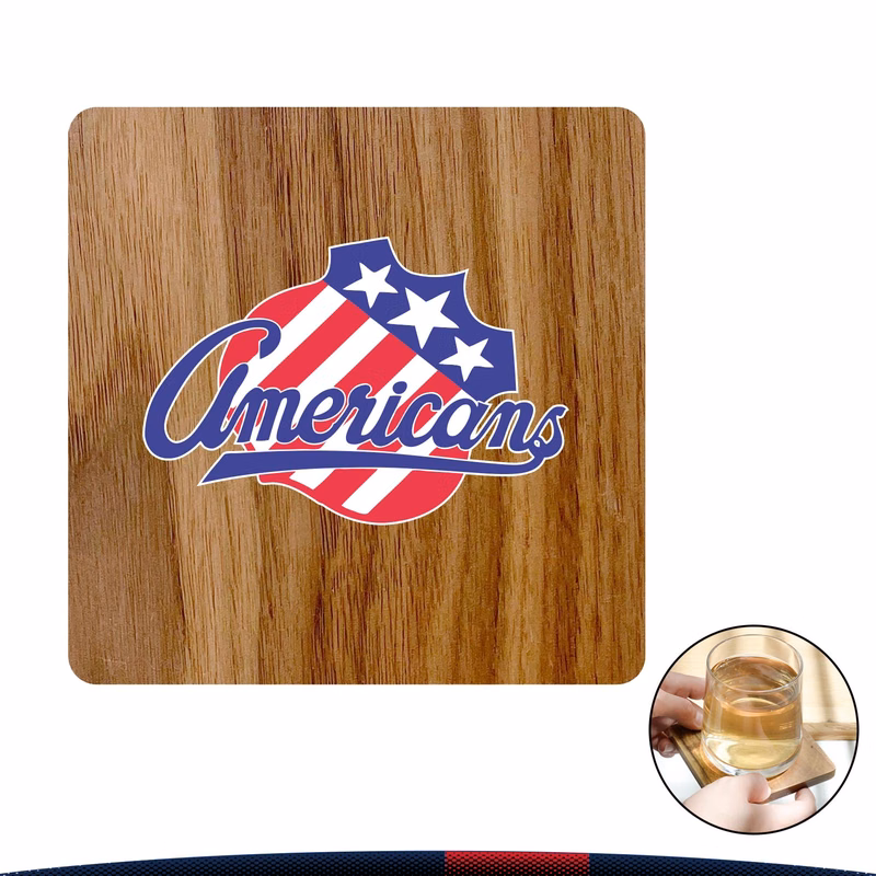 Barijat Walnut Square Coaster