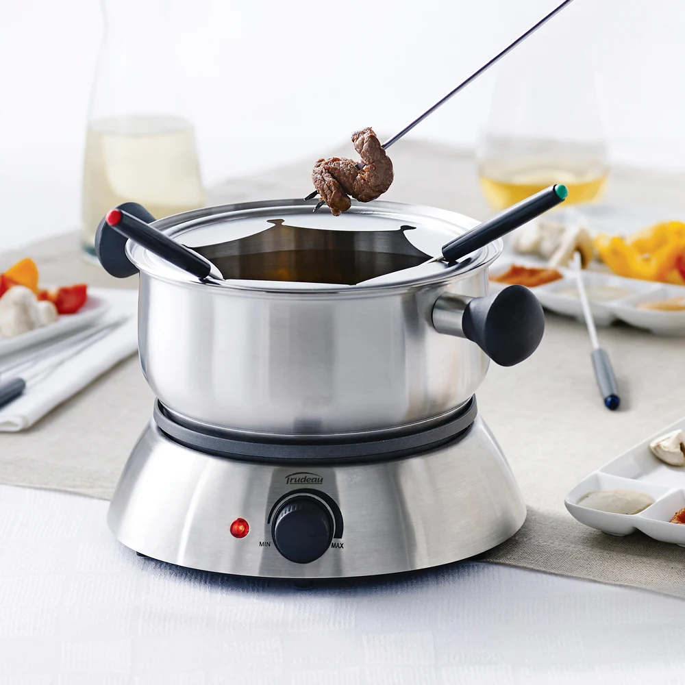 Dido 3-in-1 Electric Fondu Set from Trudeau Stainless Steel 1