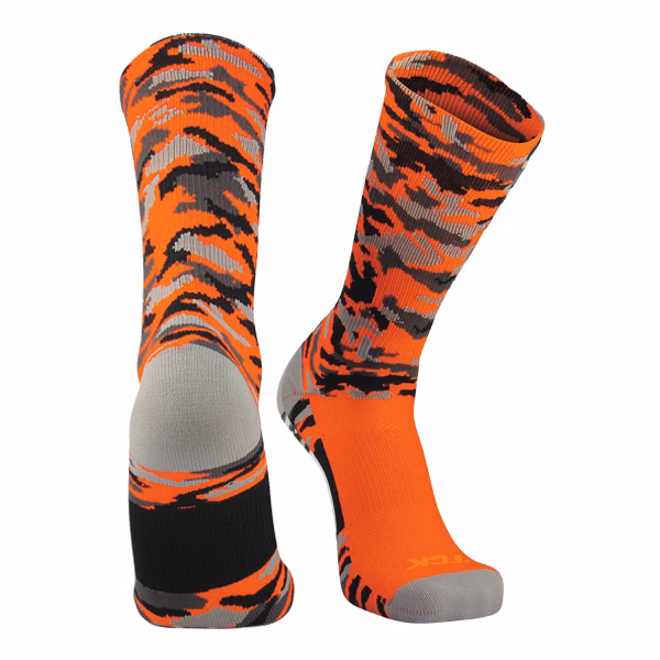 Elite Sports Socks Woodland Camo Crew