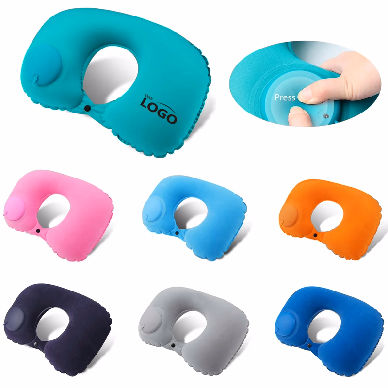 Travel U Shape Inflatable Neck Pillow