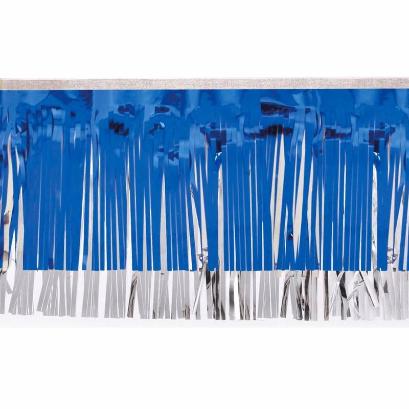 Victory Corps™ Metallic Blue & Silver Fringe (15")