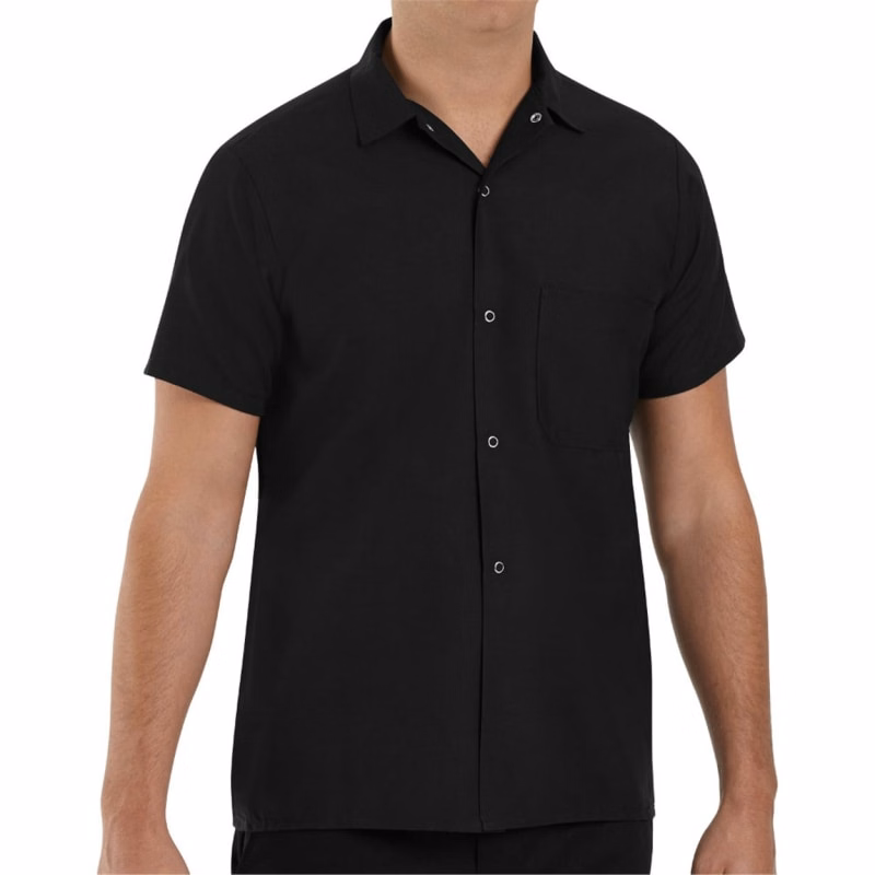 Chef Designs Poplin Cook Shirt With Gripper Closures - 5020