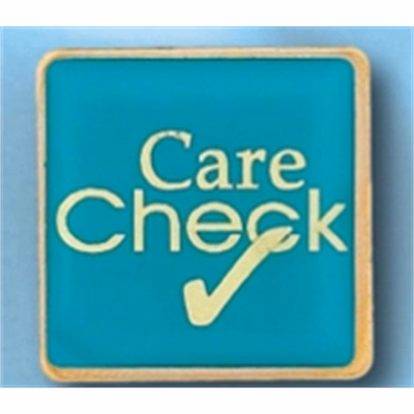 1" Custom Square Rounded Corner Mylar Lapel Pin