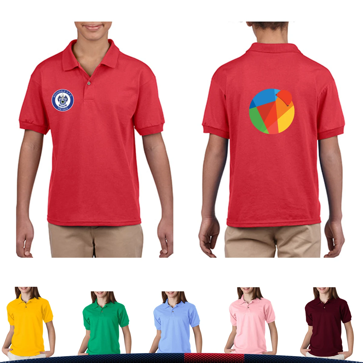 Gildan® 5.6 oz. Cotton/Ladies Polo Shirts 1