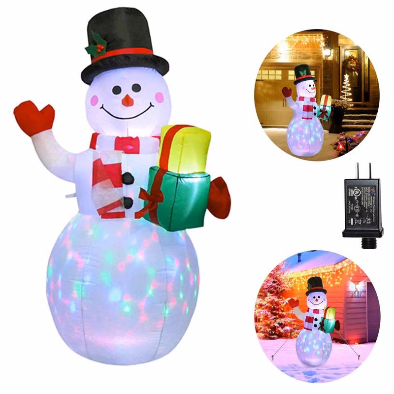 Christmas Inflatables Outdoor Decorations Snowman