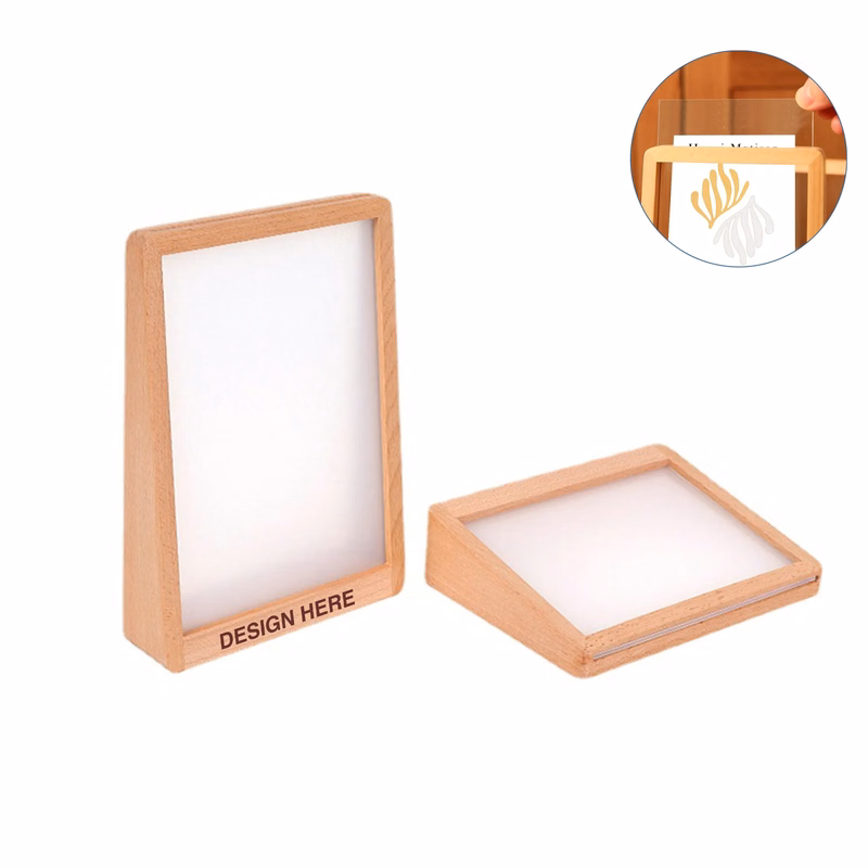 Trapezoidal Wooden Picture Frame MOQ 50 PCS