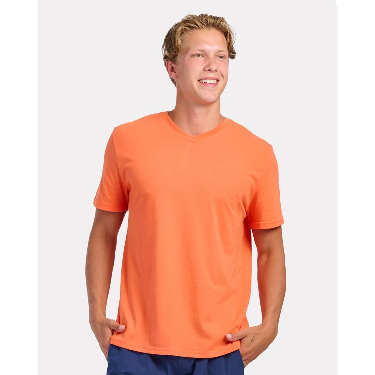 Men's High V-Neck T-Shirt - BM2204 1