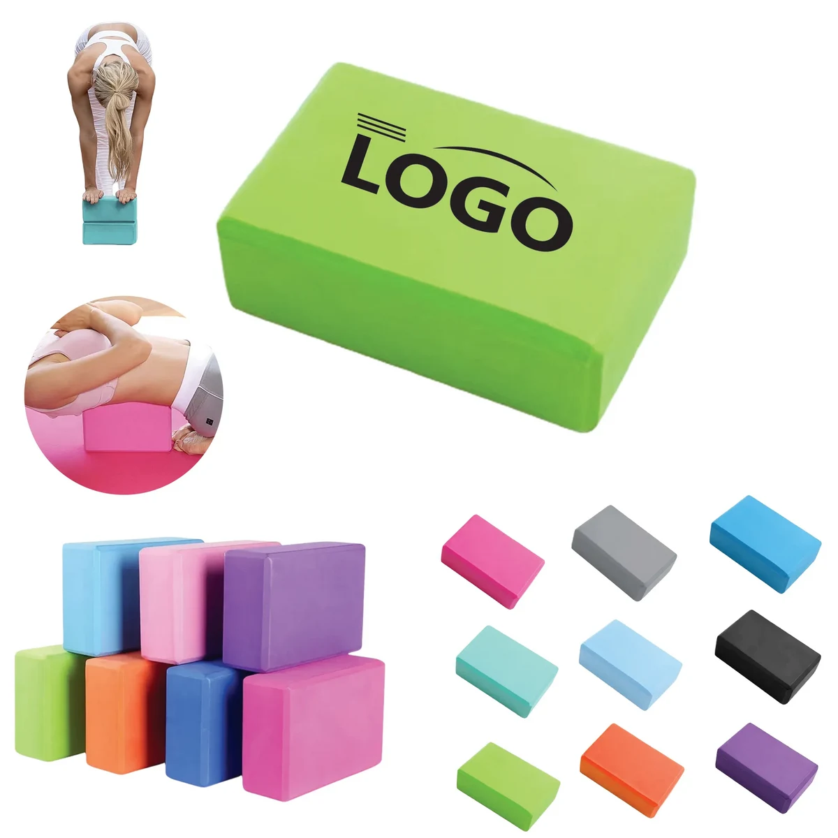 EVA Foam Fitness Yoga Block 1