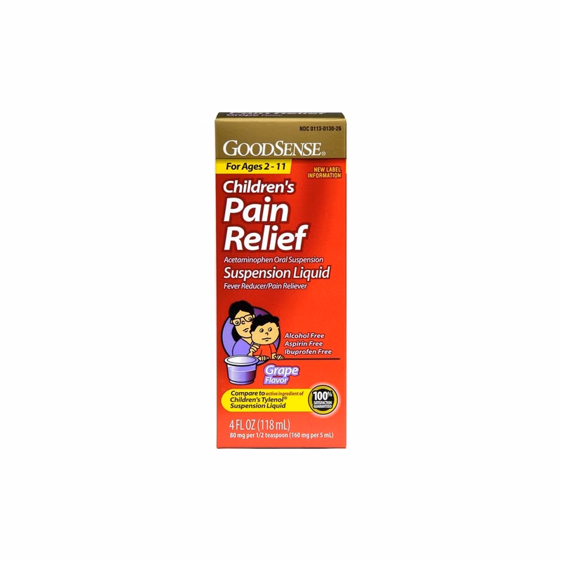 Children's Pain Reliever Oral Suspension - Grape 4 oz