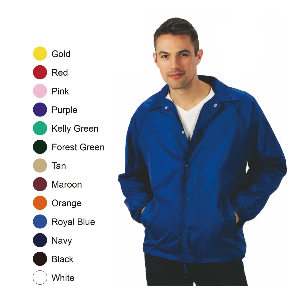 LINED COACH'S JACKET ADULT 1