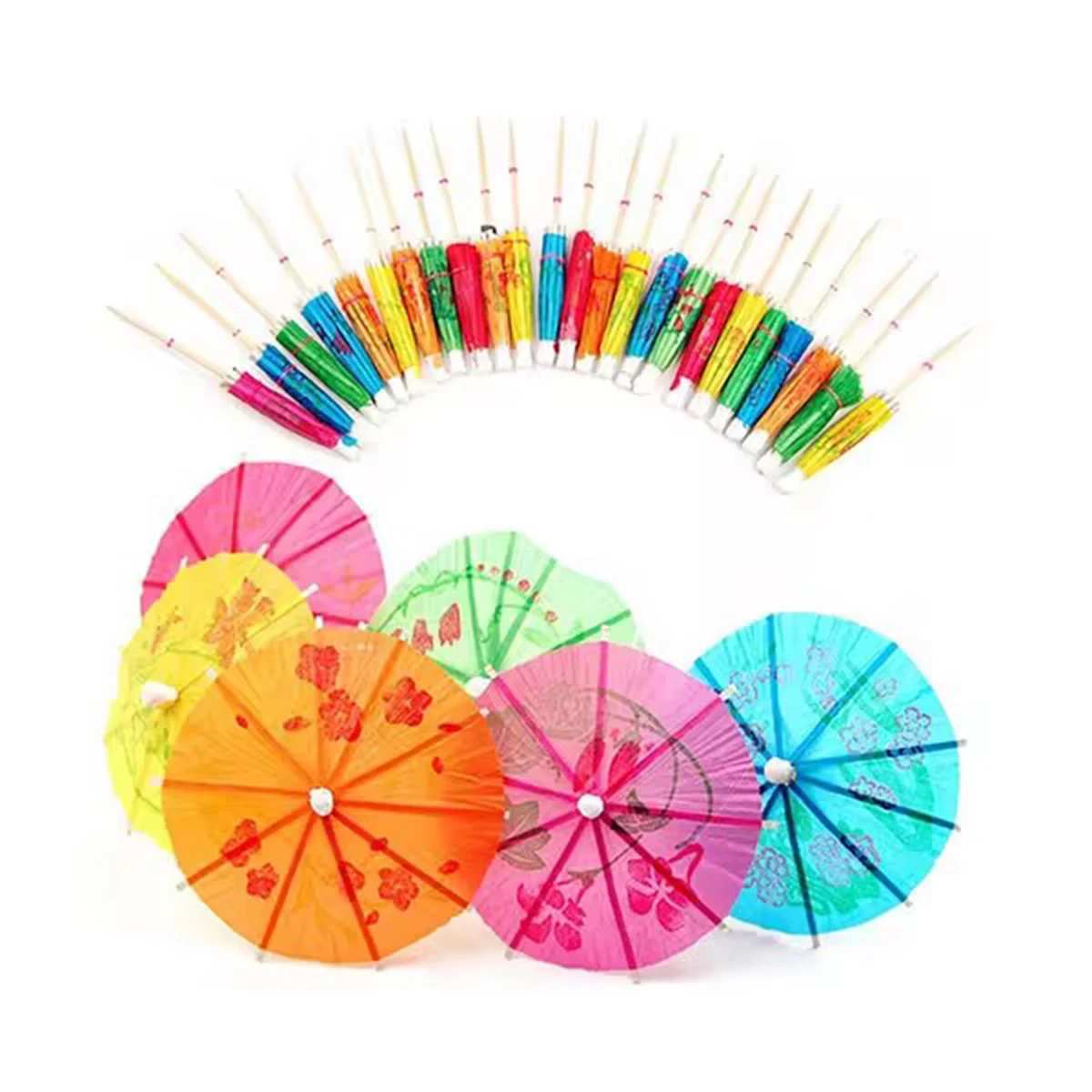 Personalized 4-Inch Cocktail Umbrella Picks 1