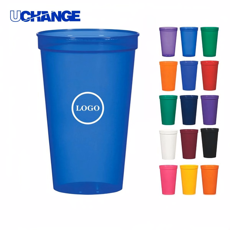 Reusable Plastic Stadium Cup Container (22 oz.)