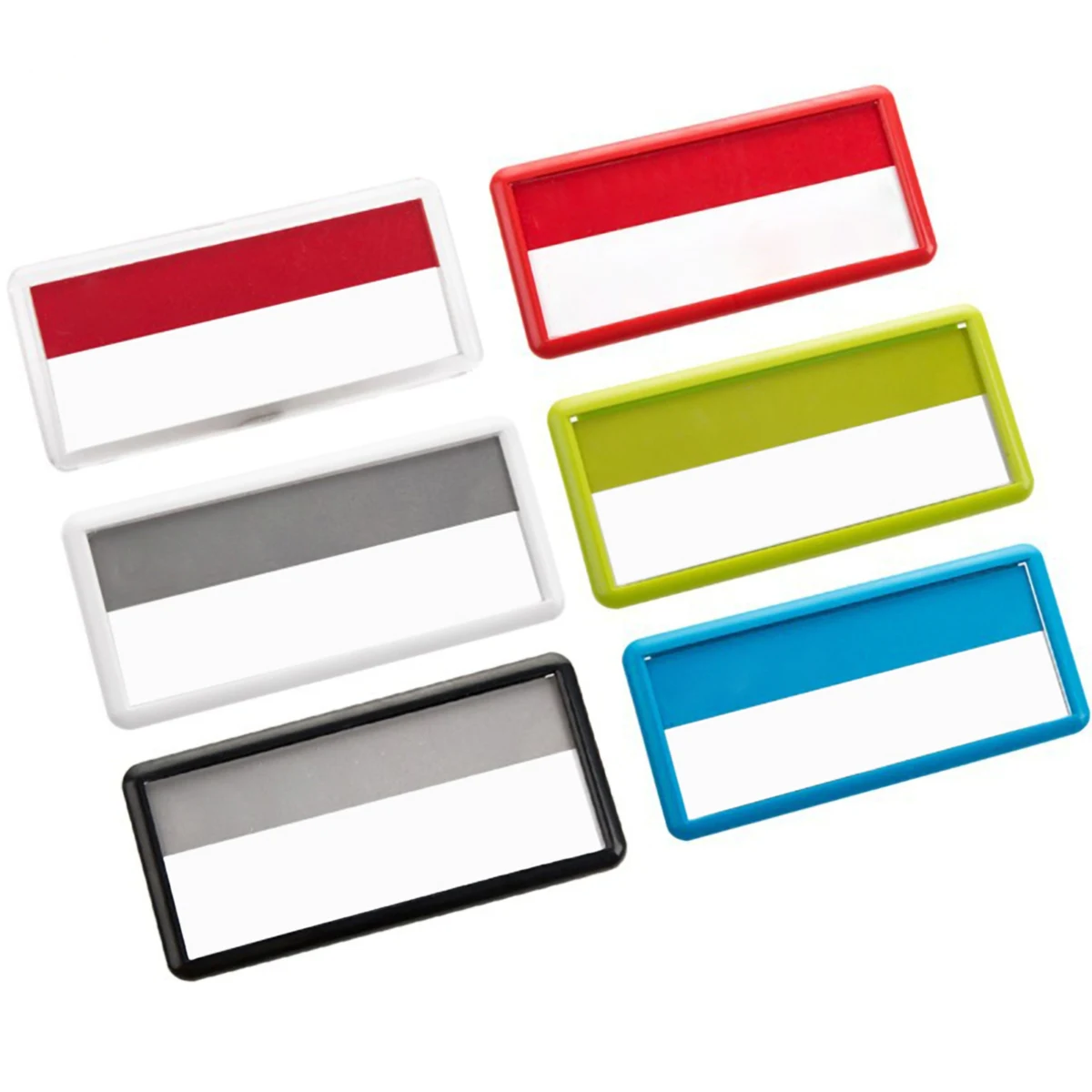 Large Plastic Reuseable Name Tag 1