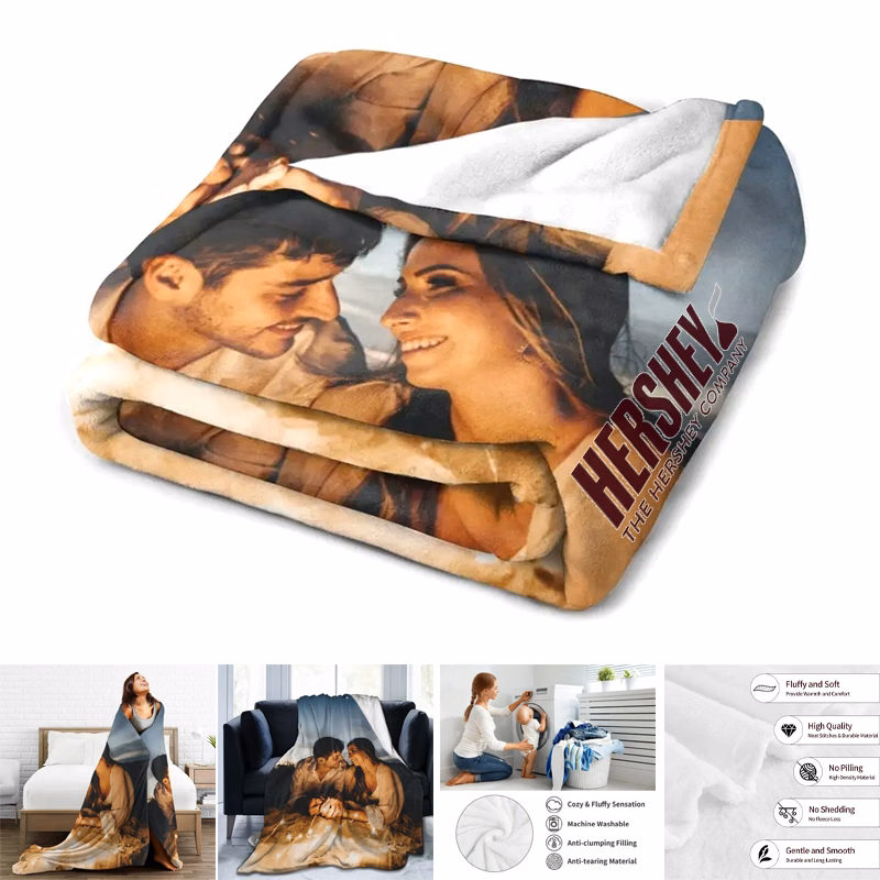 Custom Photo Sherpa Blanket
