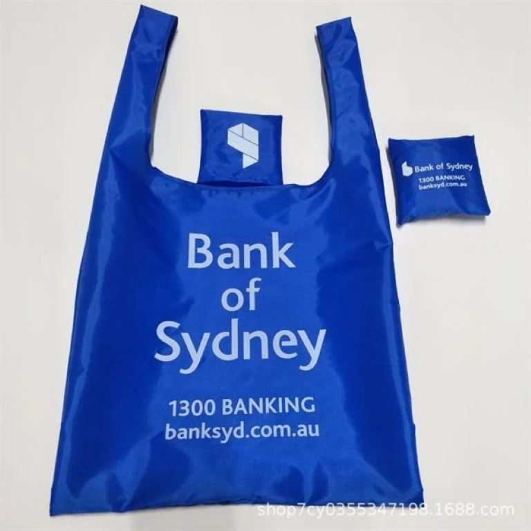 Polyester creative folding shopping gift bag 1