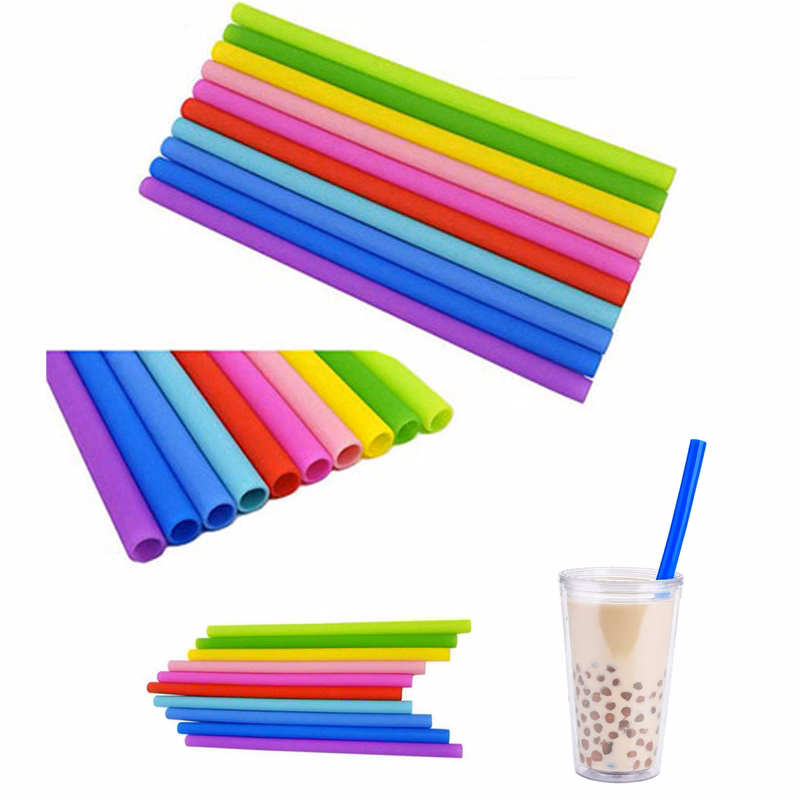 Flexible Silicone Drinking Straws