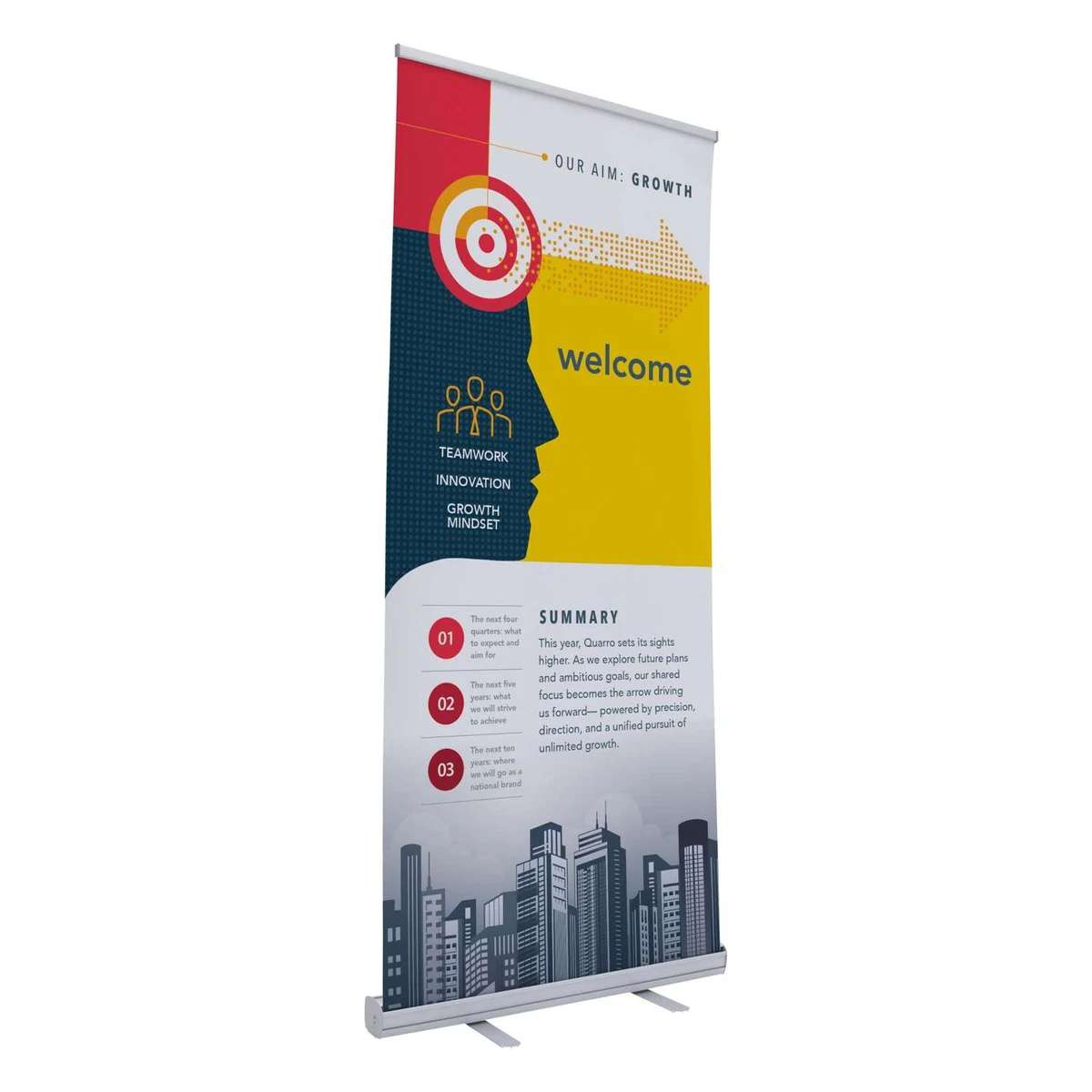 36" Economy Retractor Kit (No-Curl Hybrid Media) 1