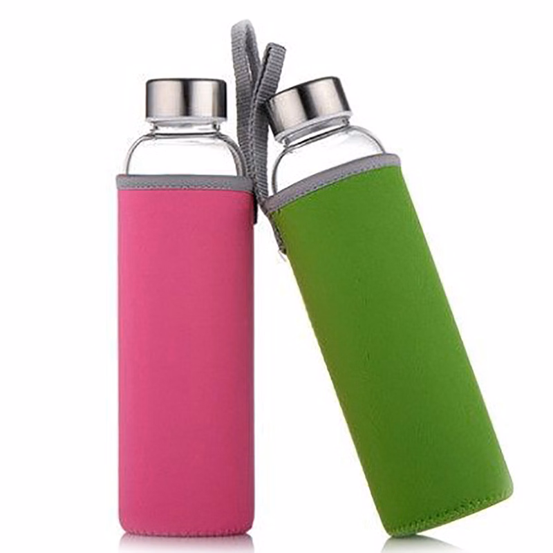 450ml glass water bottle