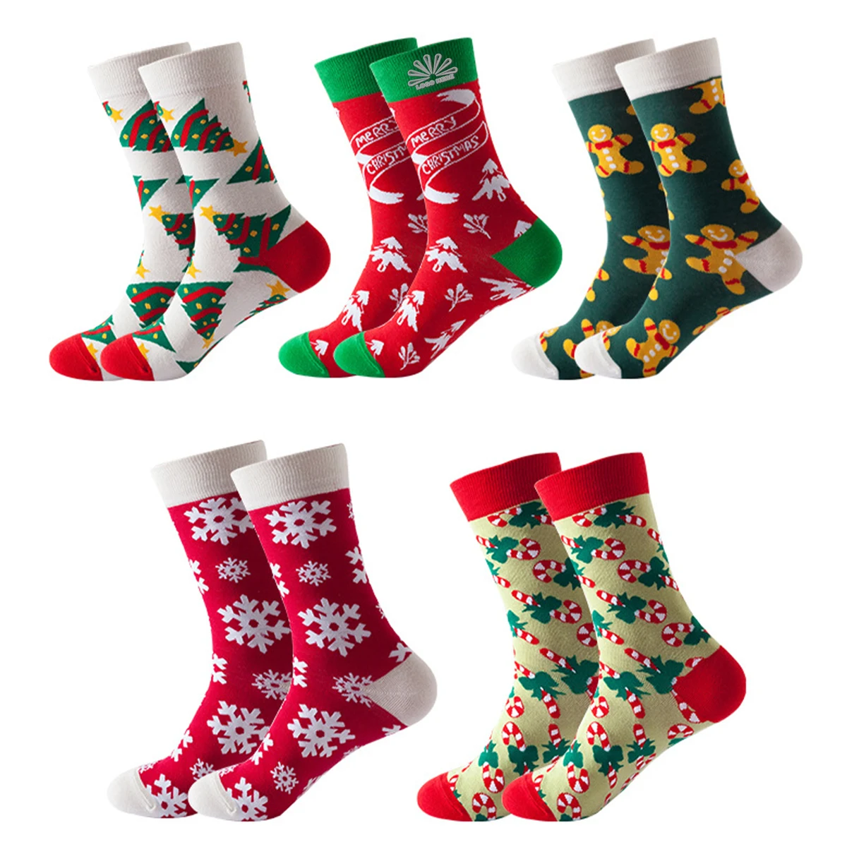 Comfortable Winter Socks with Custom Logo 1