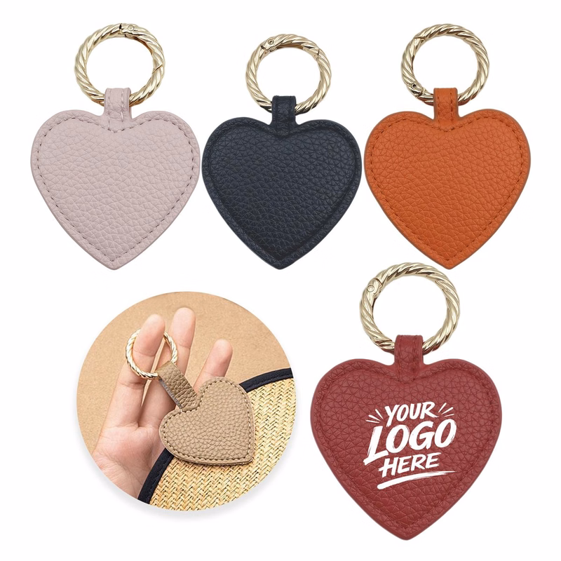Heart PU Leather Magnetic Hat Clip Hands Free Holder