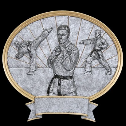 8" Karate Male Legend Plate 1