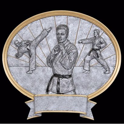 8" Karate Male Legend Plate