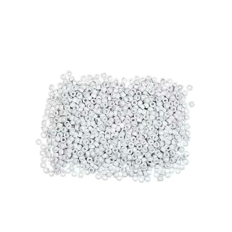 White Pony Beads 1