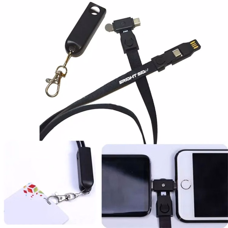 4-in-1 USB Charging Cable Lanyard