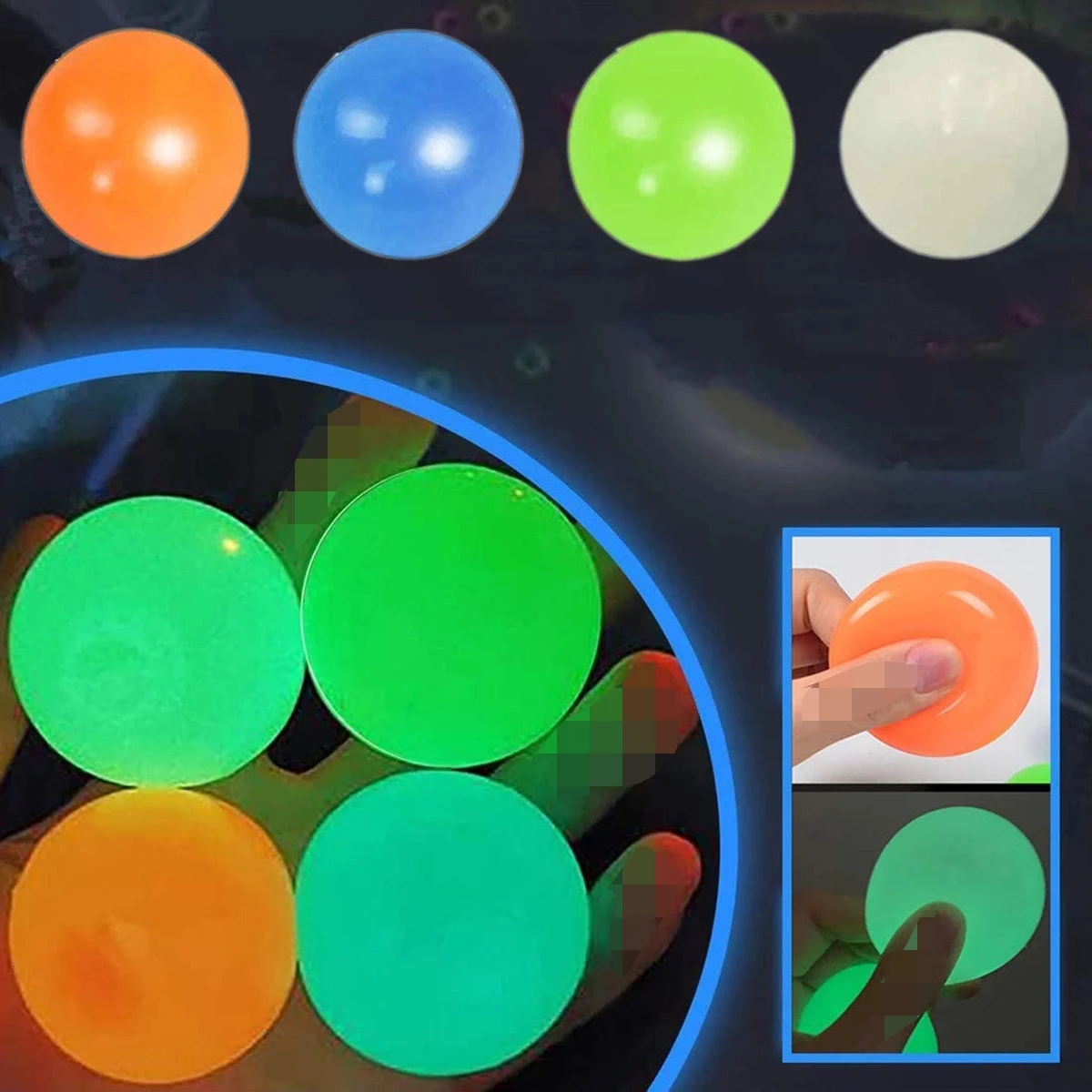 Glow Sticky Balls 1