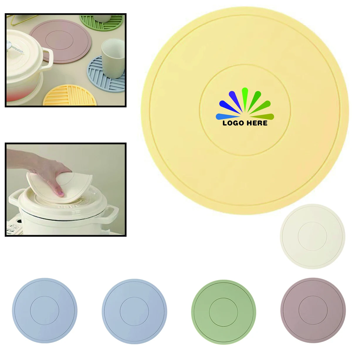 Silicone Heat Insulation Placemat Full Color 1