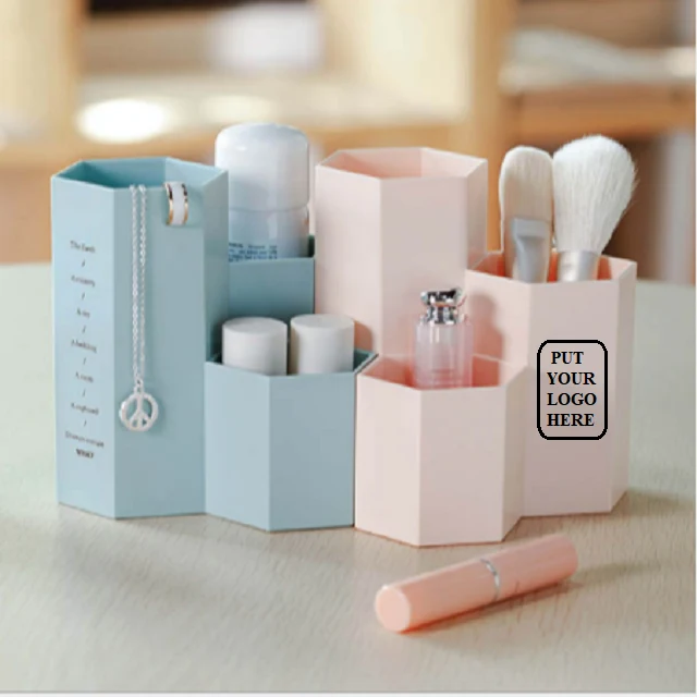 Hexagon Plastic Desk Organizer 1
