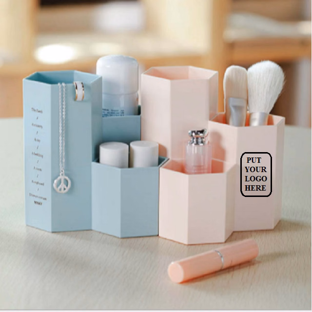 Hexagon Plastic Desk Organizer