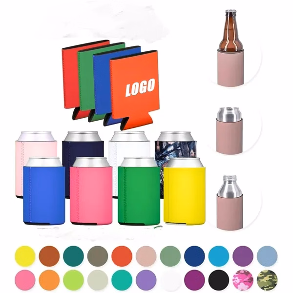 Custom 4.5 Inch Foam-Insulated Can Cooler Sleeves — Beverage Event Promos