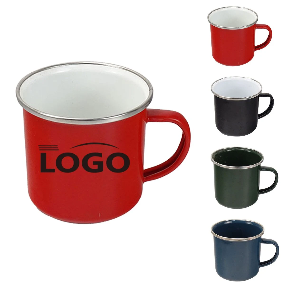 Durable Enamel Travel Cup For Camping 1