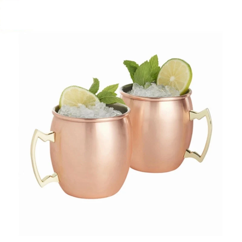 15oz Single Wall SS Cup Copper Plating Beer Mug 1