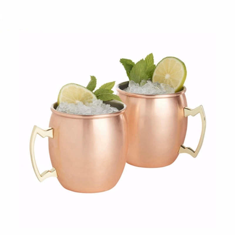 15oz Single Wall SS Cup Copper Plating Beer Mug
